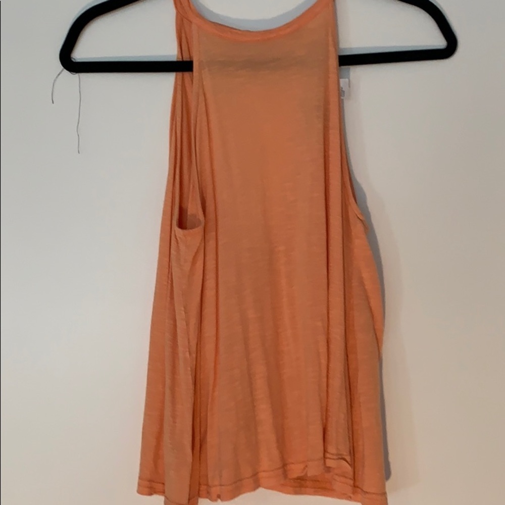 Small Orange tunic low back top
